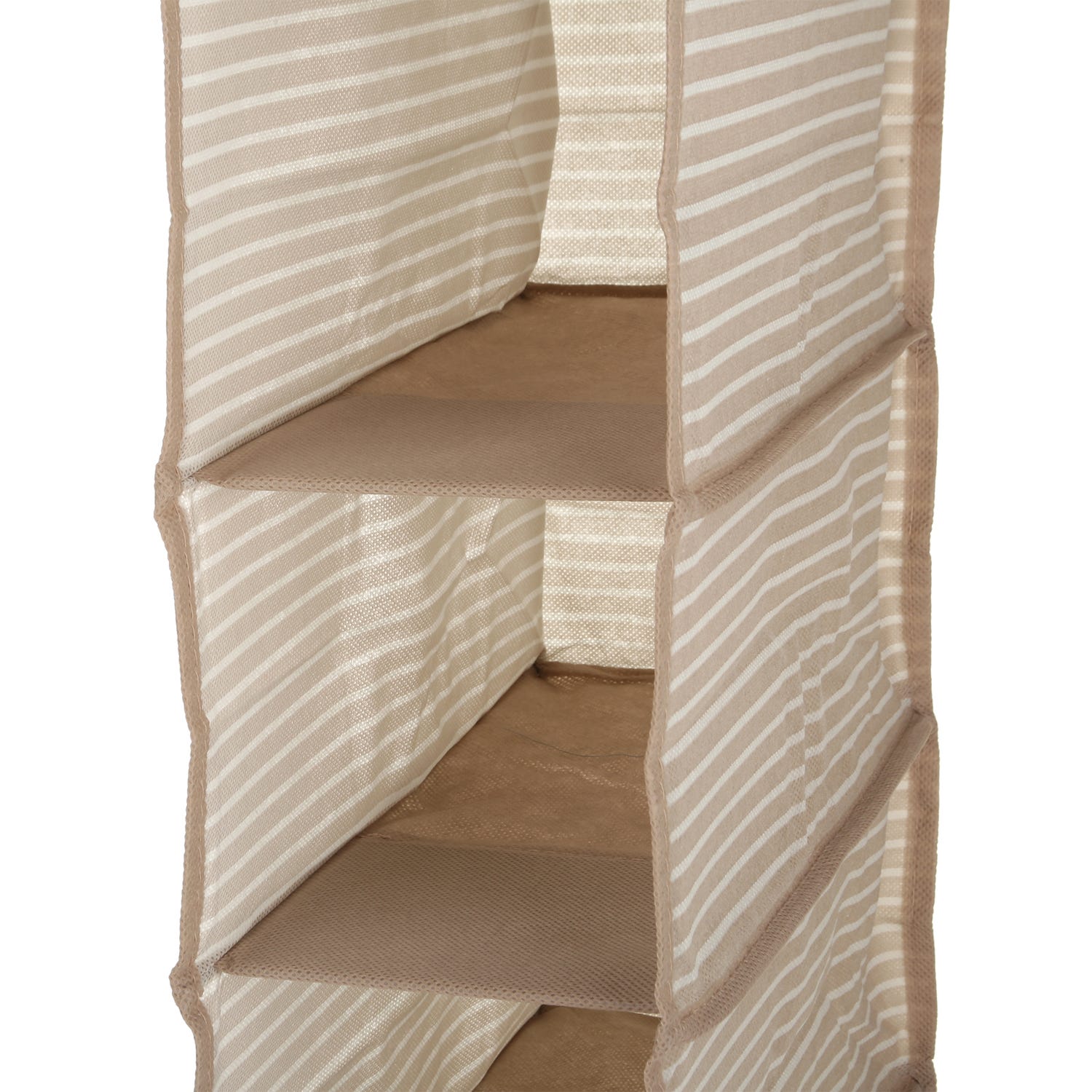 Organizer verticale 6 scomparti 84x30x15 cm Sofia beige