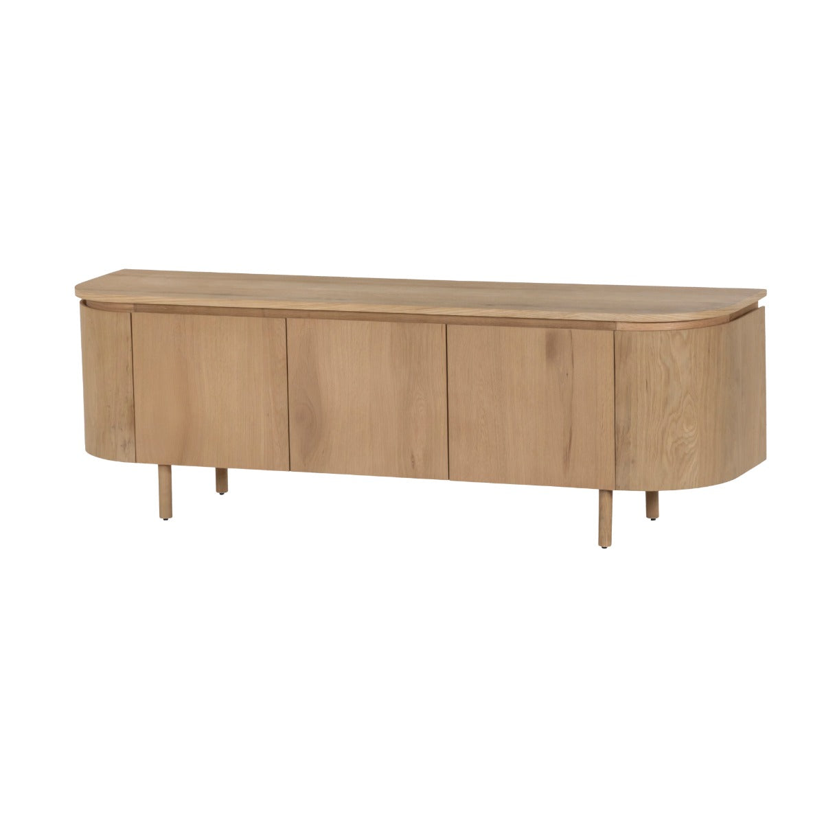 Livingfurn - Tv-meubel Naturel Eiken - 170x43x56cm - Tobago