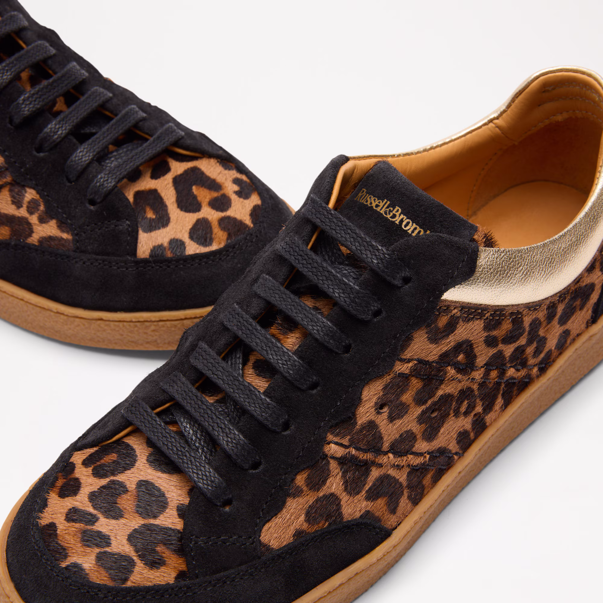 Roller<br>Scalloped Lace Up Trainer