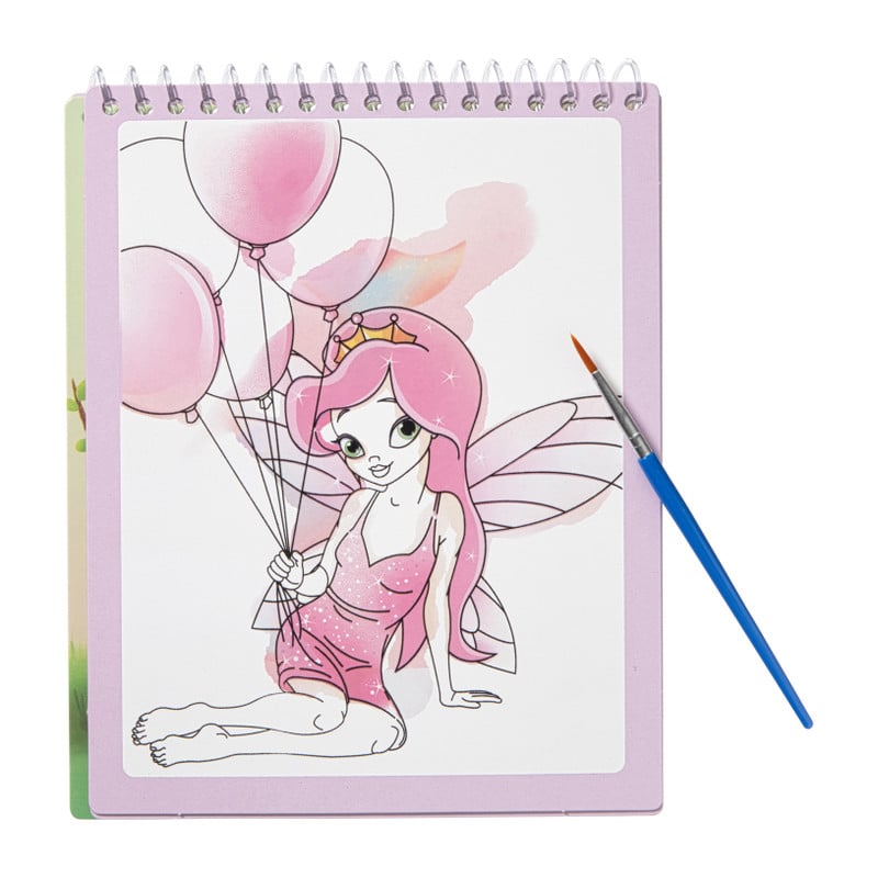 Waterkleurboek prinsessen - 25.5x17 cm