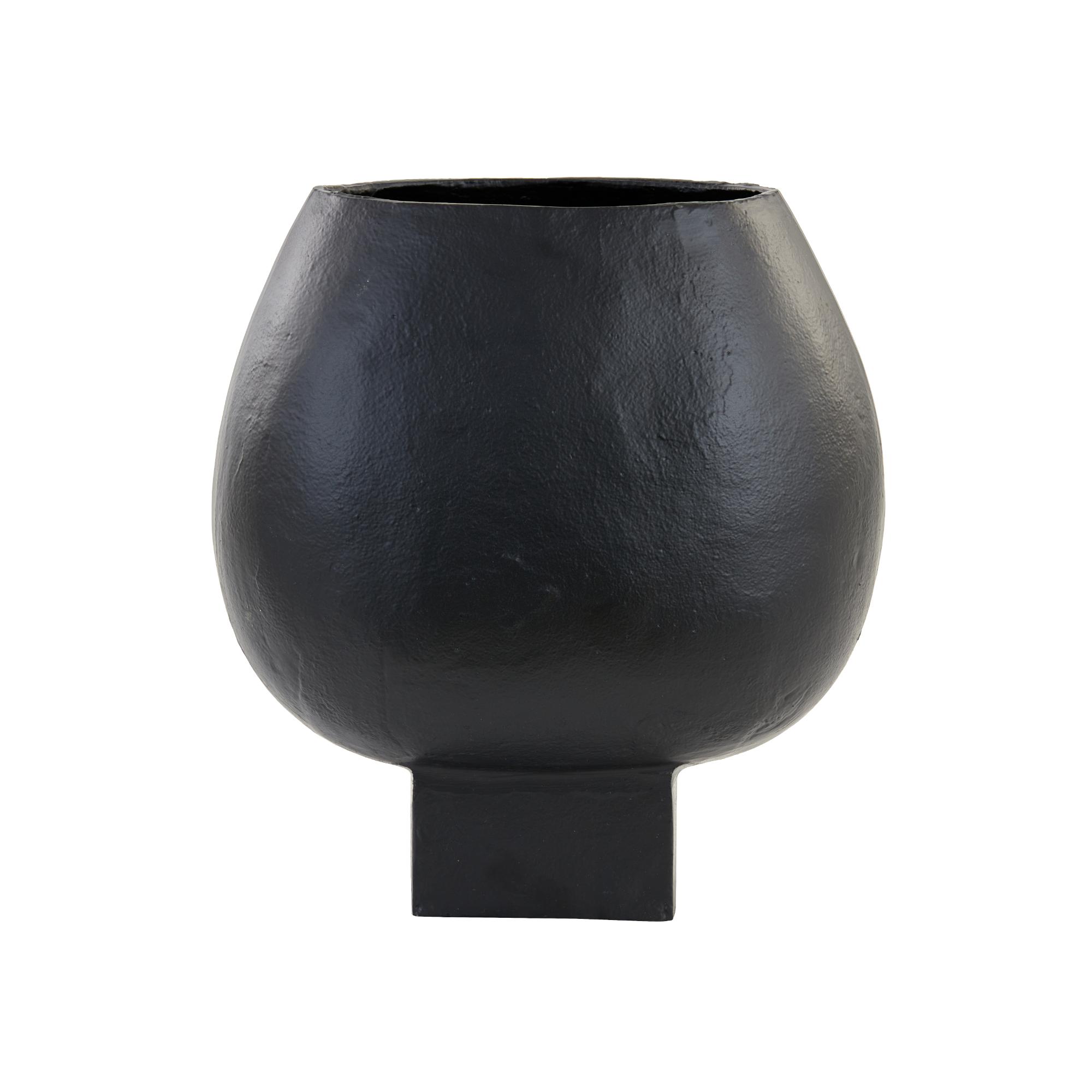 Light & Living vaas Partida - zwart - 34x21x40cm