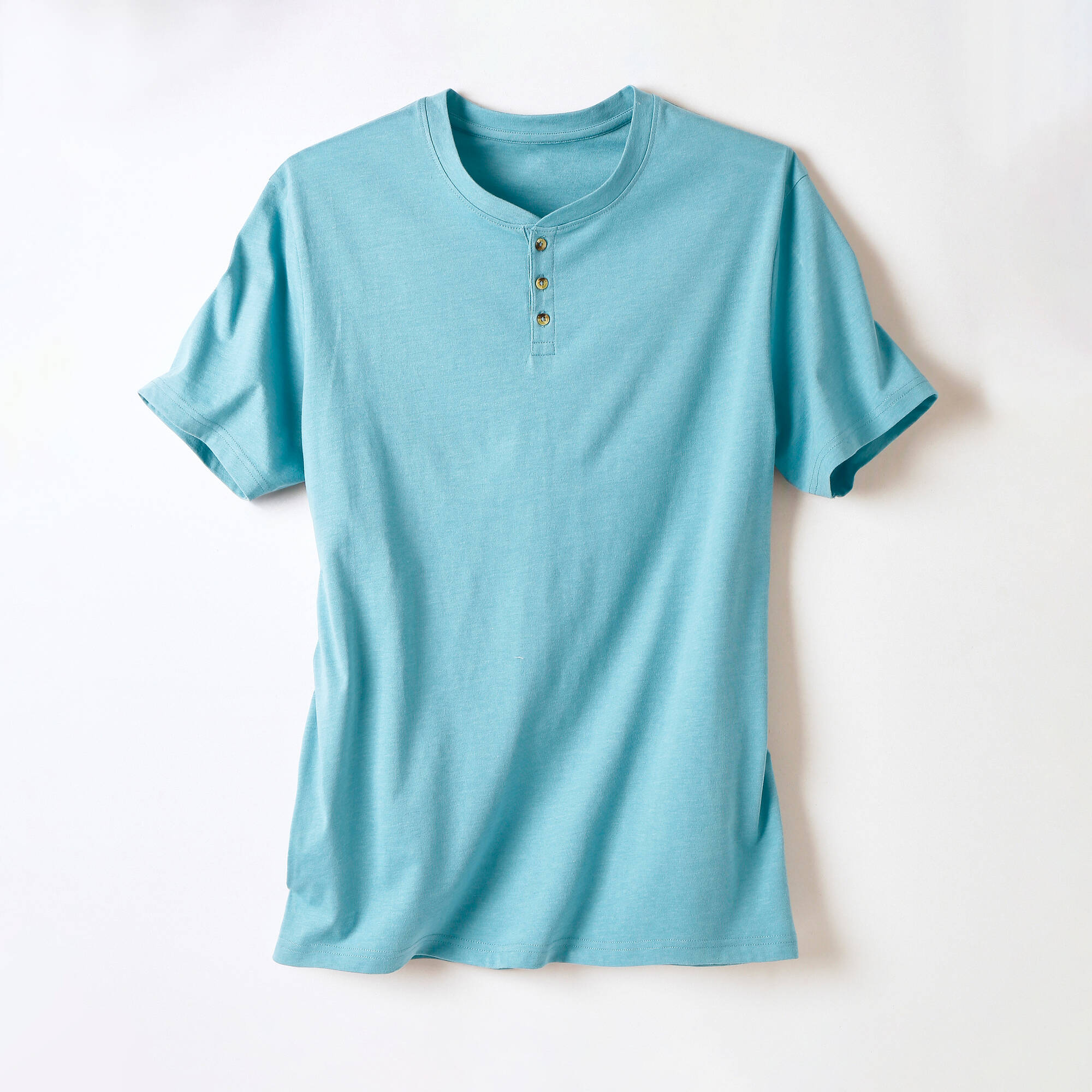 T-shirt uni col tunisien