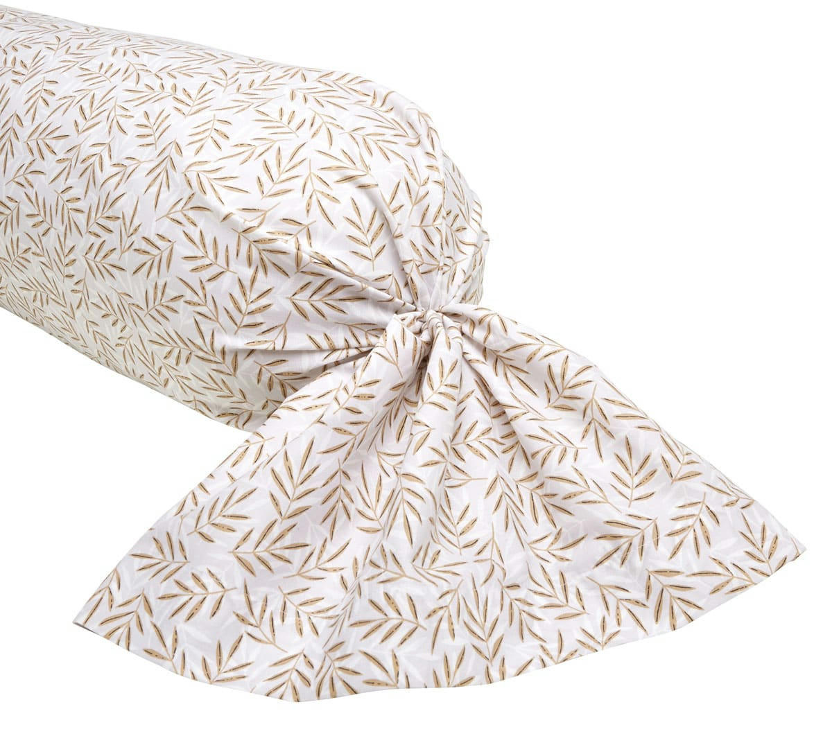 MARGOT - Taie de traversin en lyocell beige 85x185