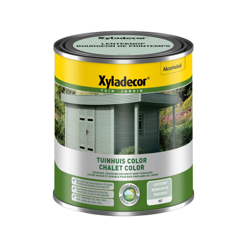 Lasure pour bois Chalet Color bourgeon de printemps 1 L XYLADECOR