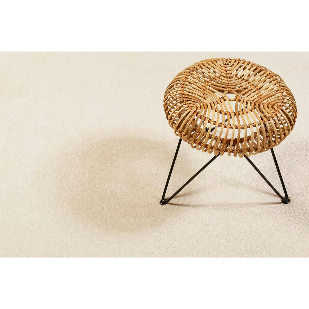 CAMPUS - Tapis uni design en polypropylène beige 160x230