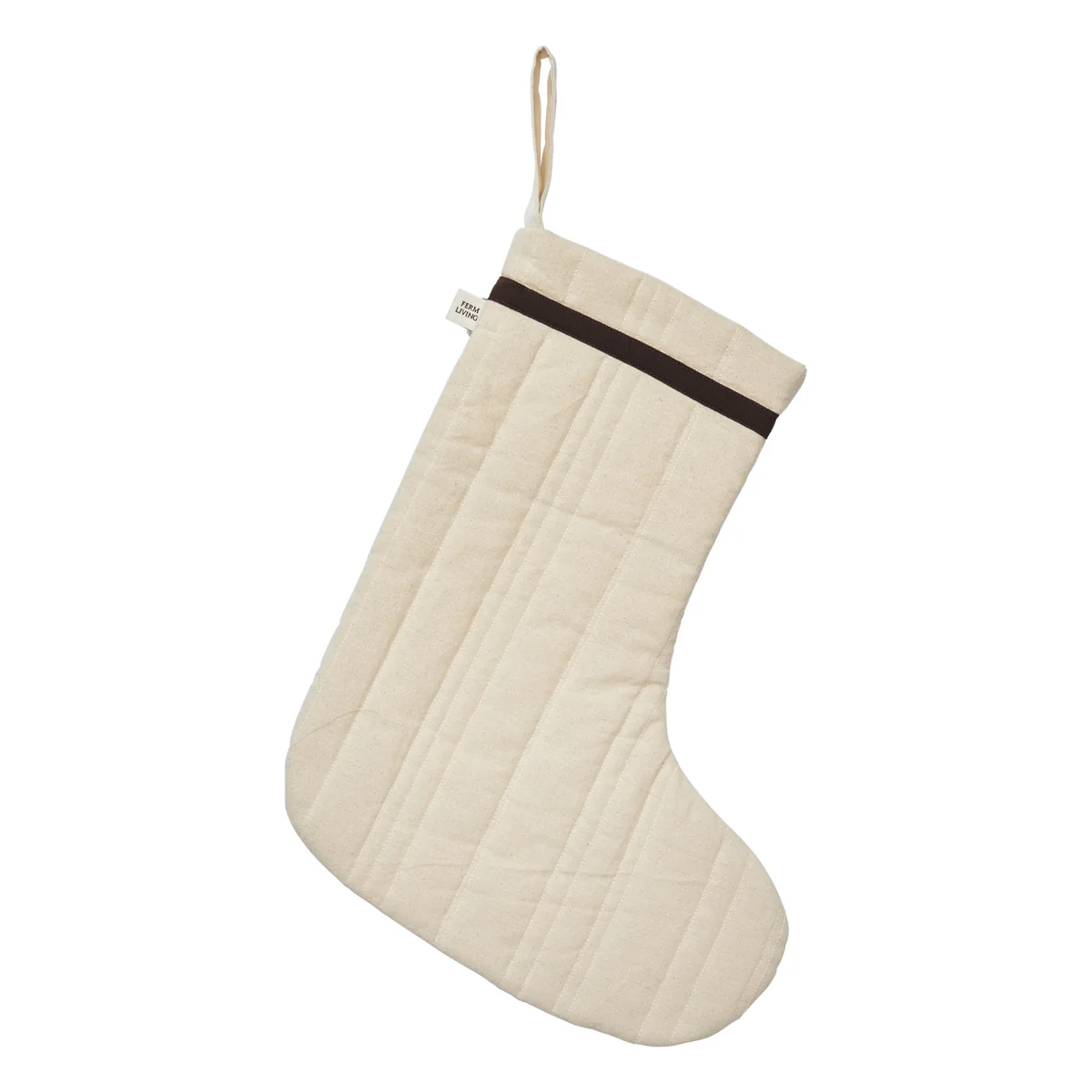 Ferm Living - Vari Weihnachtsstrumpf, natur