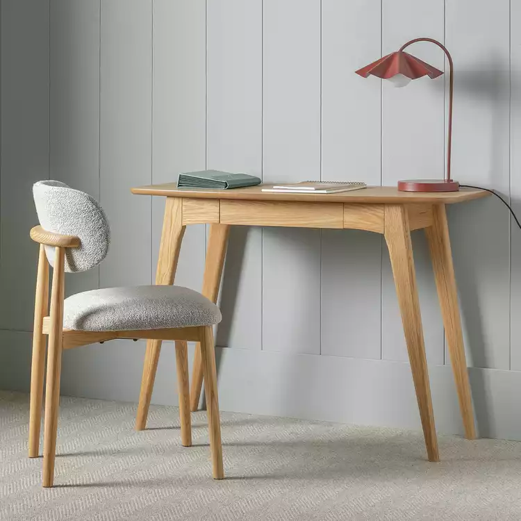 Habitat Fenly Console Oak Veneer Desk - Natural