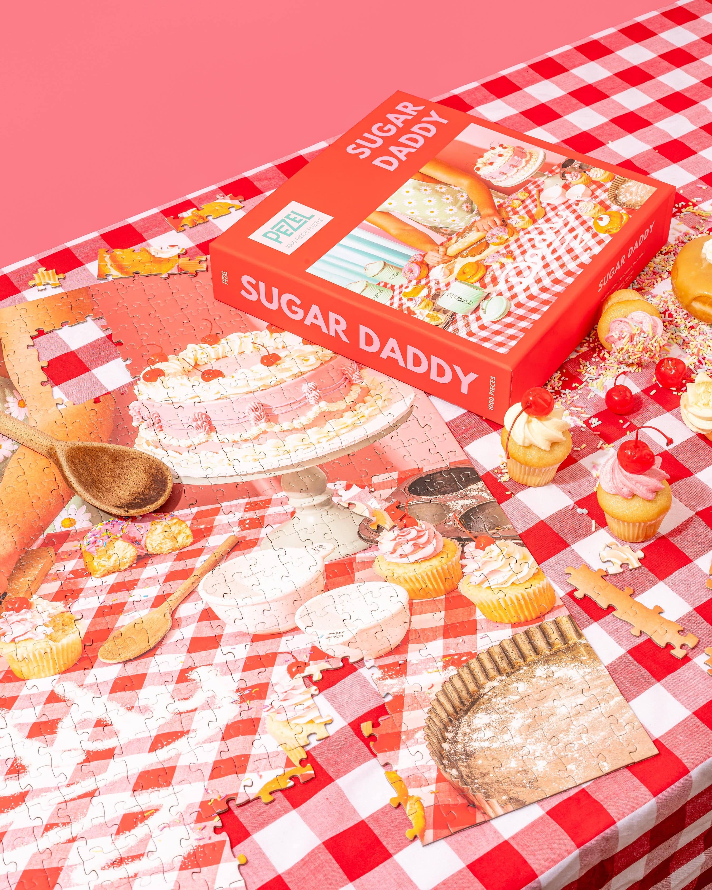 Sugar Daddy | 1000 Piece Jigsaw Puzzle Game w/ Canvas Bag