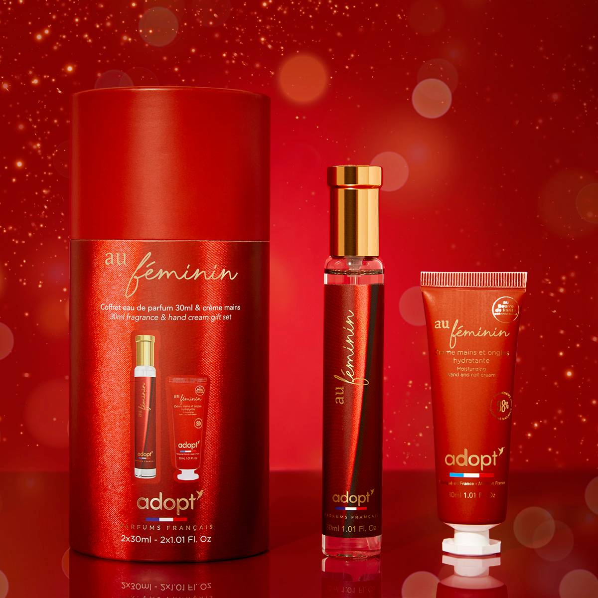 Au FémininCoffret eau de parfum 30 ml   creme mains 30 ml