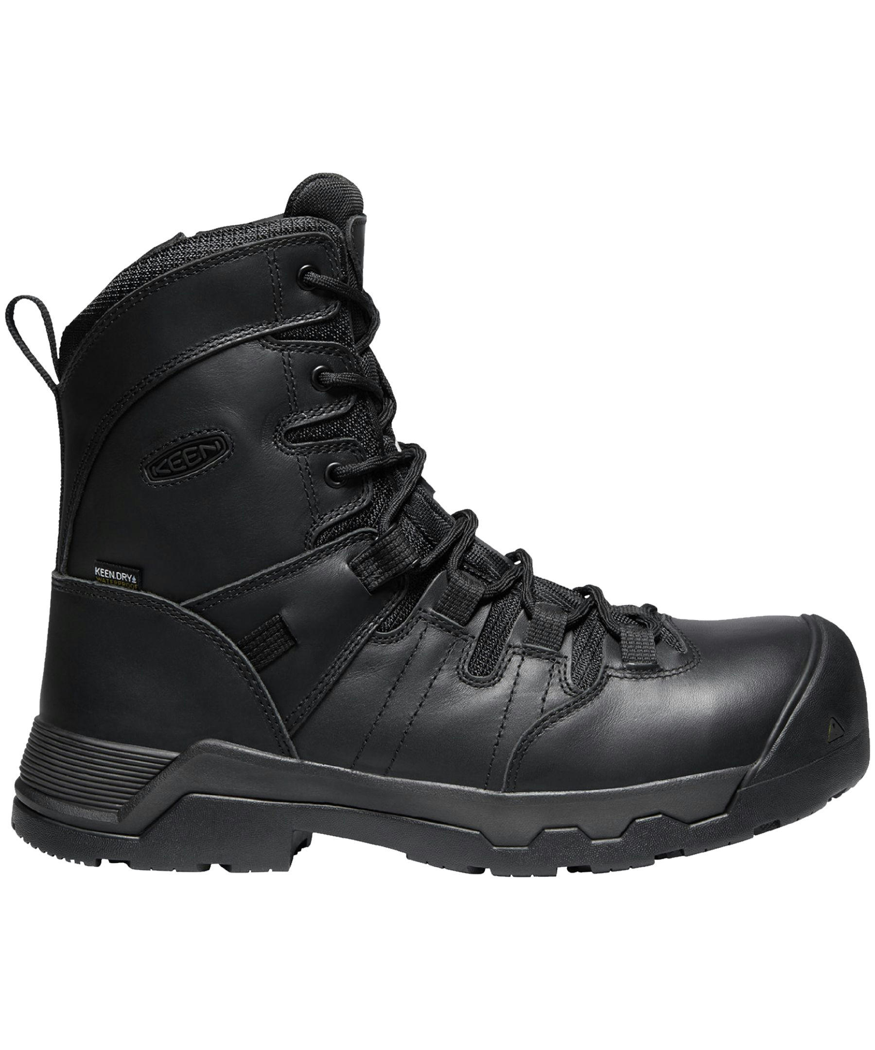 Keen Utility Men's Oshawa 8 Inch Composite Toe Composite Plate Side Zip Work Boot