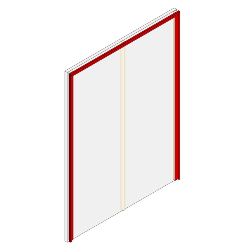 Profilé en U XS20 pour lambris extérieur en acier noir mat 2,2 m 2 pièces MY METAL FACTORY
