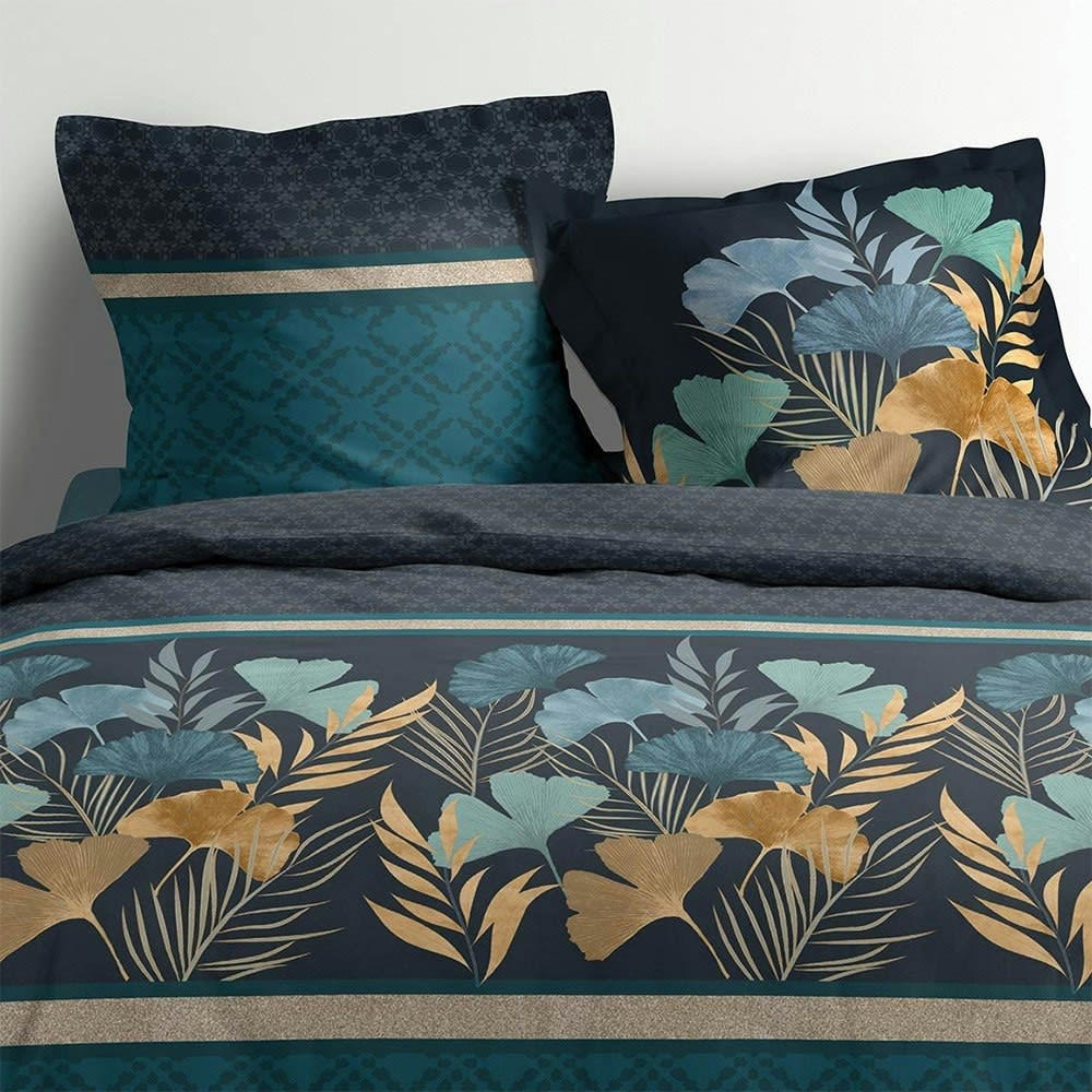 BLONDY - Housse de couette coton percale 78 fils 220x240cm + 2 taies