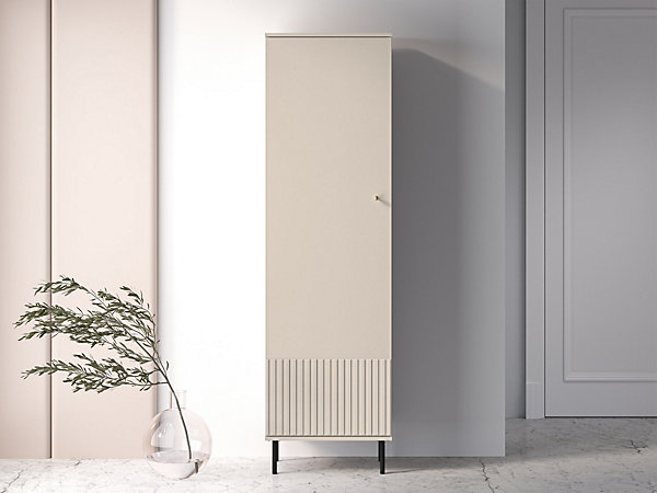 Armoire d'entrée 55 cm Beige CALETTO