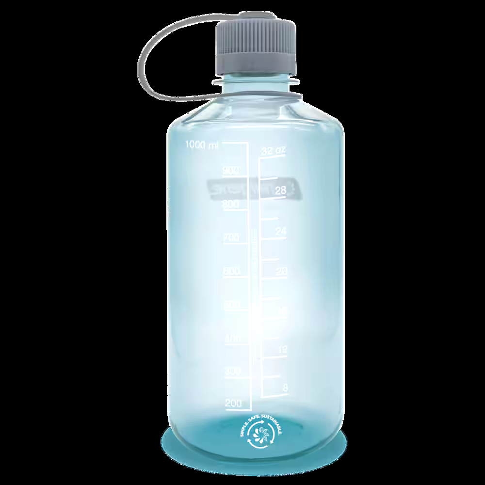 Nalgene Sustain® Narrow Mouth Water Bottle, Seafoam, 1 L