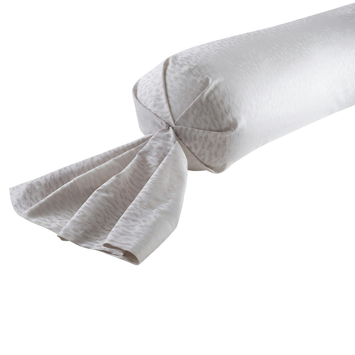 CARACTÈRE - Taie de traversin satin beige 43x210 cm