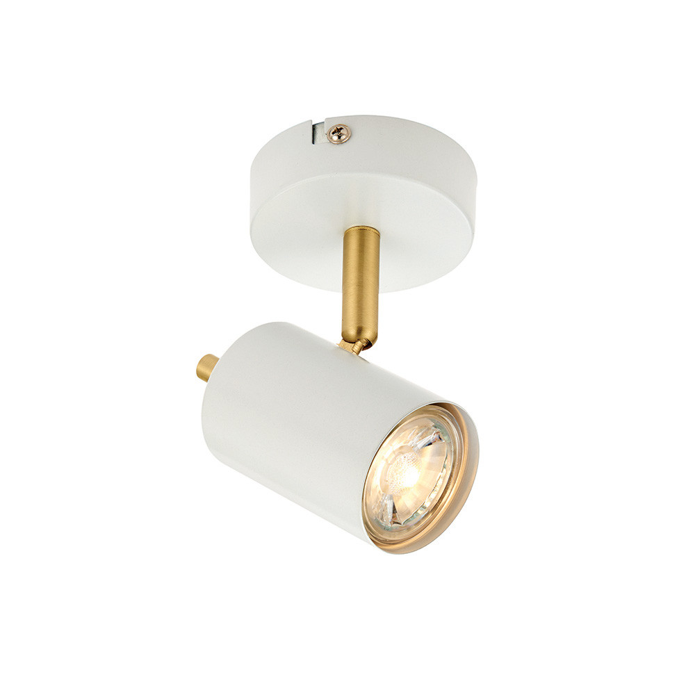 Lampa sufitowa GULL biała matowa 1xGU10x7W wym:14x8x8cm IP20 Endon