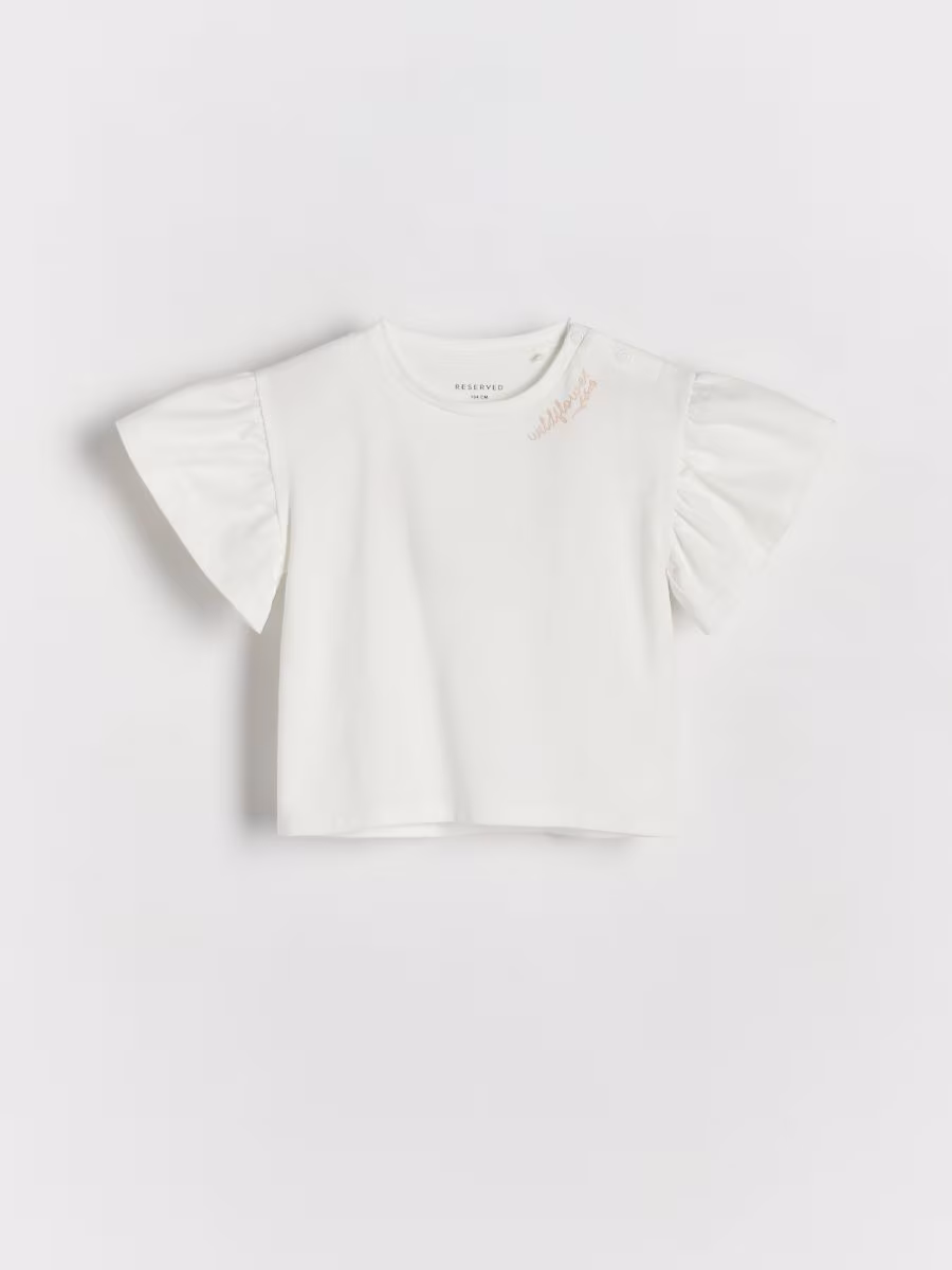 T-Shirt With Puff Sleeves