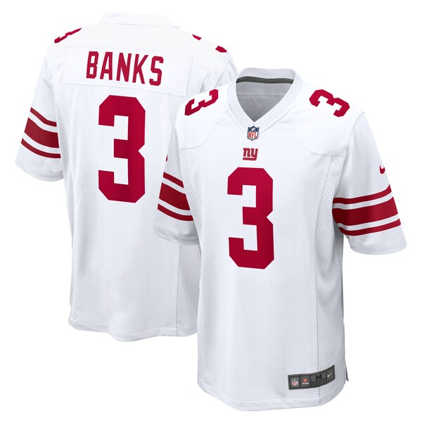 Deonte Banks New York Giants Nike  Game Jersey -  White/Royal