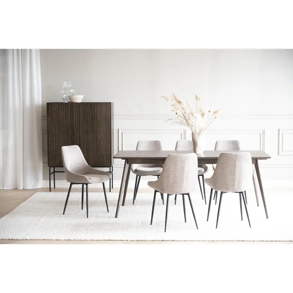 Rowico Home Yumi Verlengbare Houten Eettafel 190 x 90 cm - Walnoot