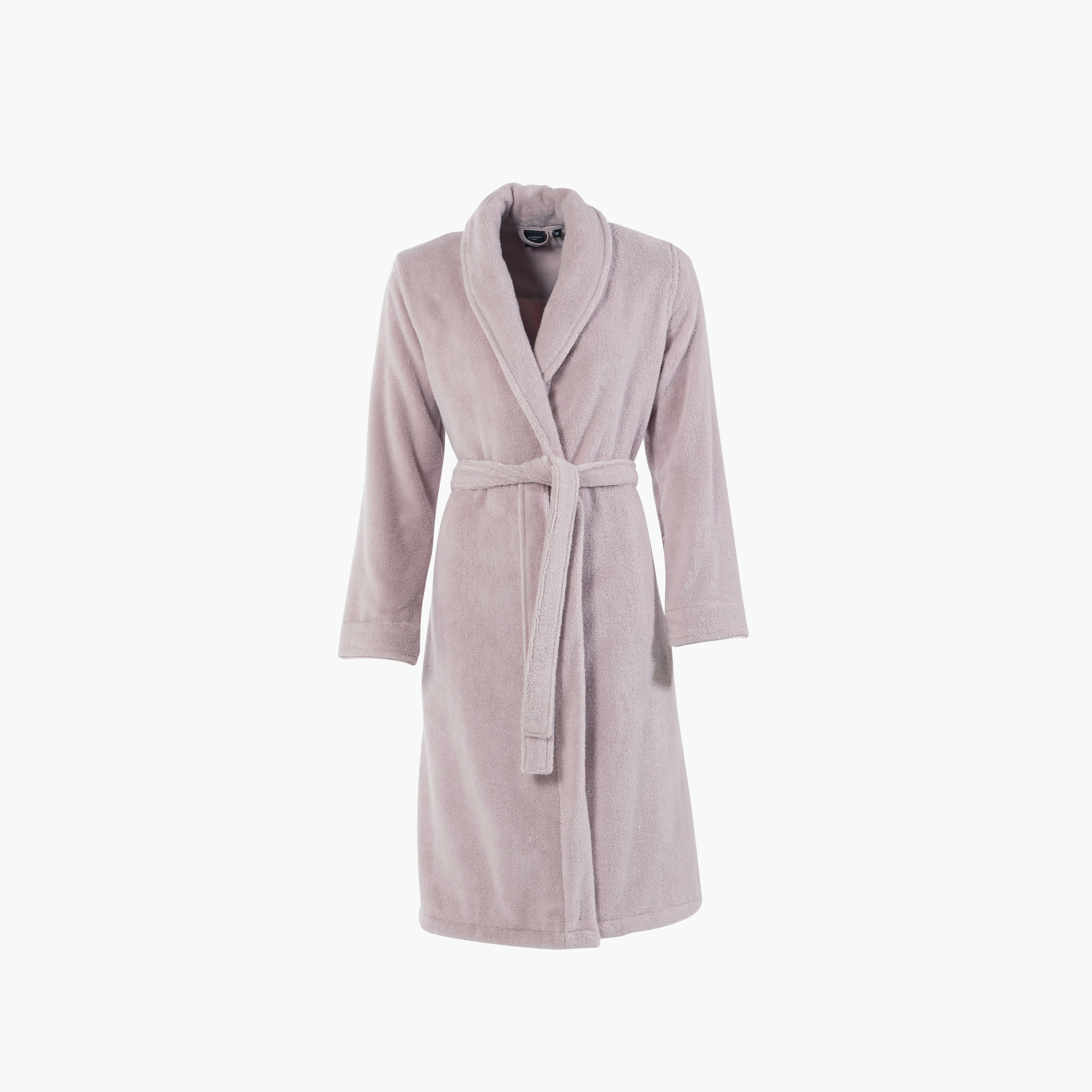 ELLA - Peignoir femme coton moelleux rose