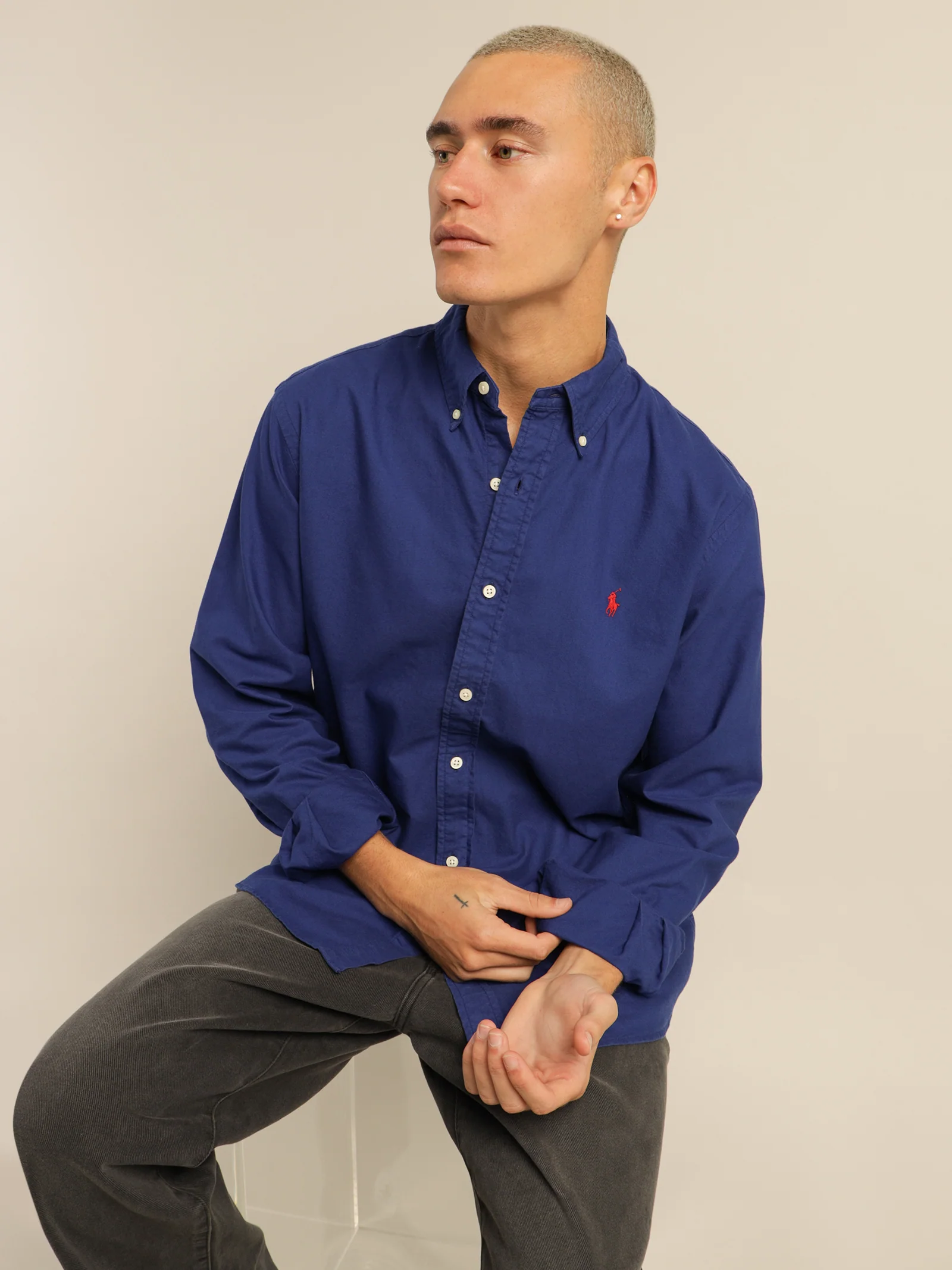 Polo Custom Fit Oxford Shirt