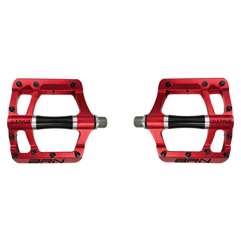 Brn Flat CNC 9 Pins pedals