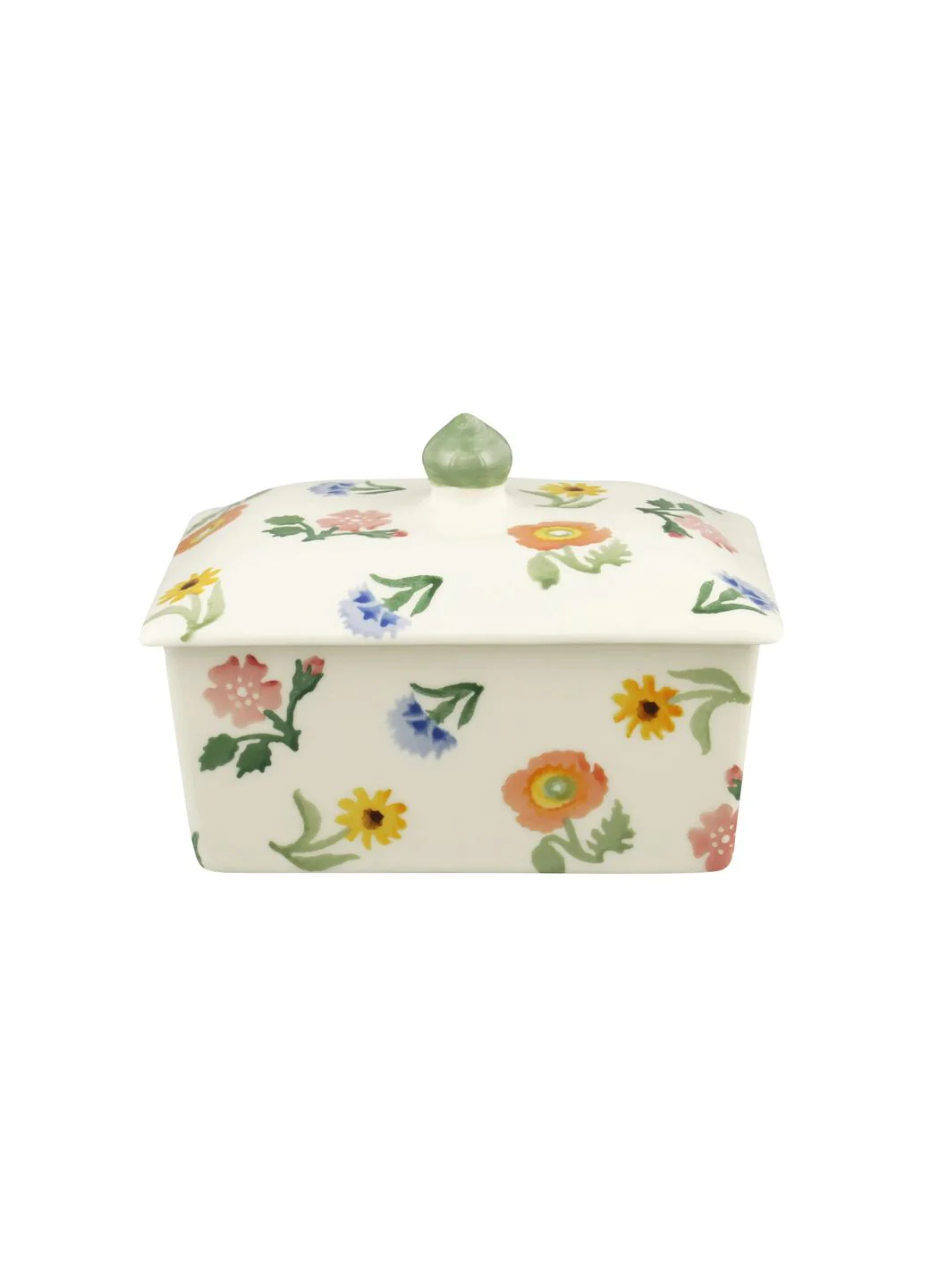 Poppies & Pinks Small Butter Dish