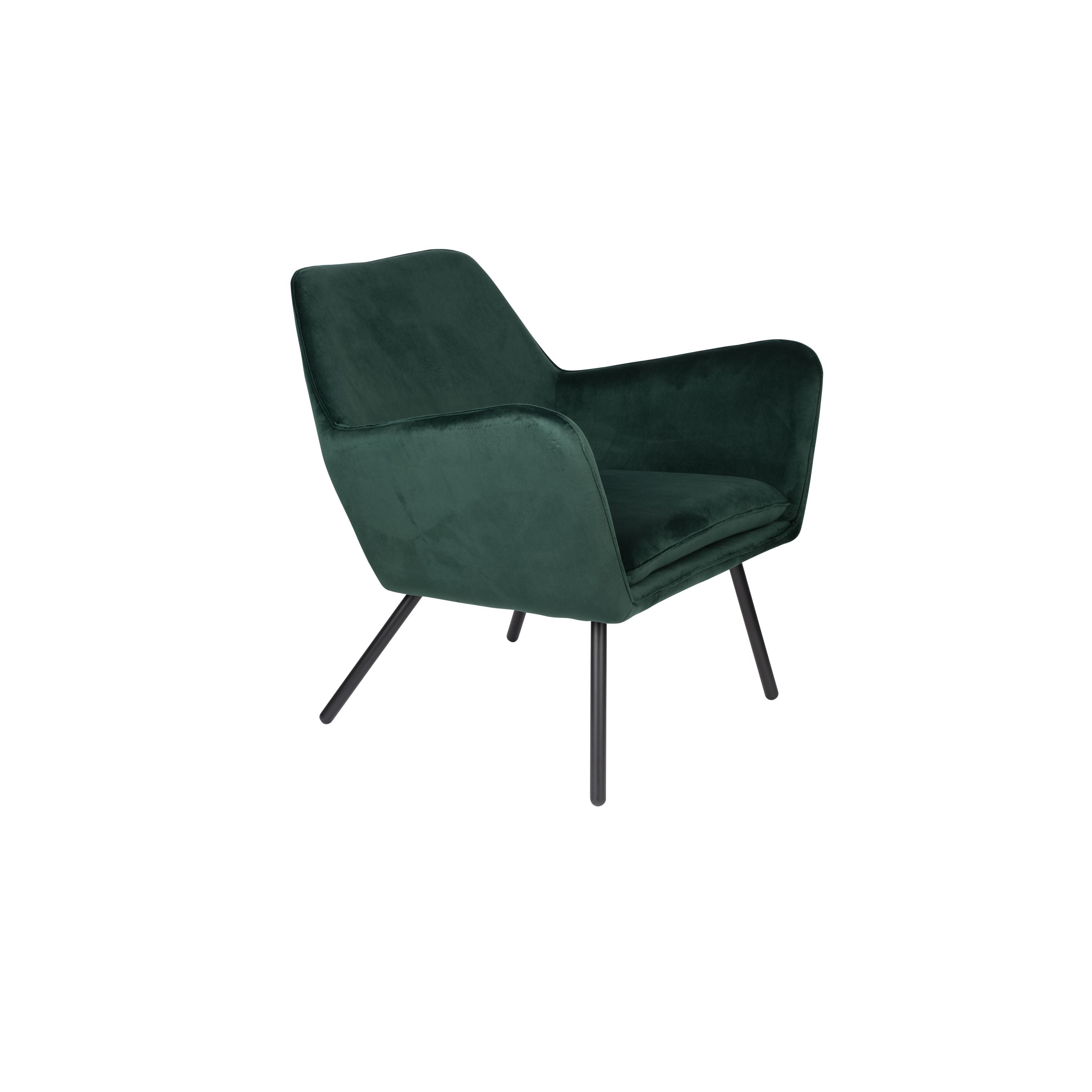 Housecraft Living Bon Fauteuil Velvet Groen