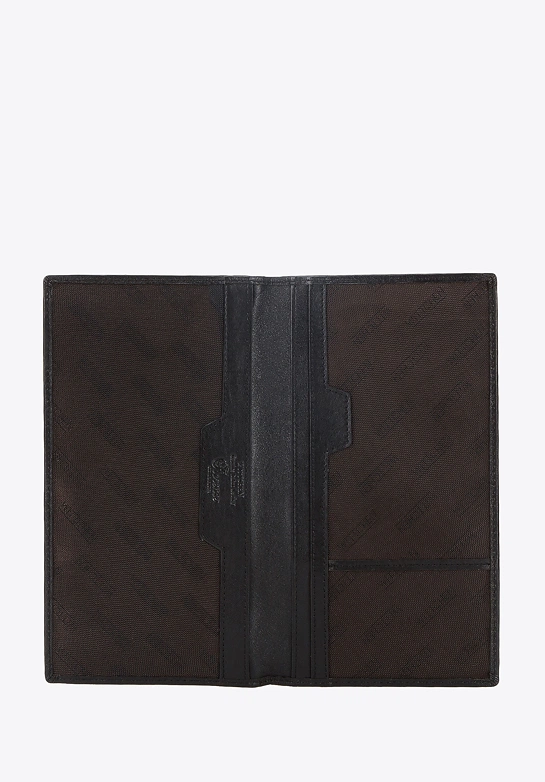 Etui na paszport ze skóry klasyczne czarne