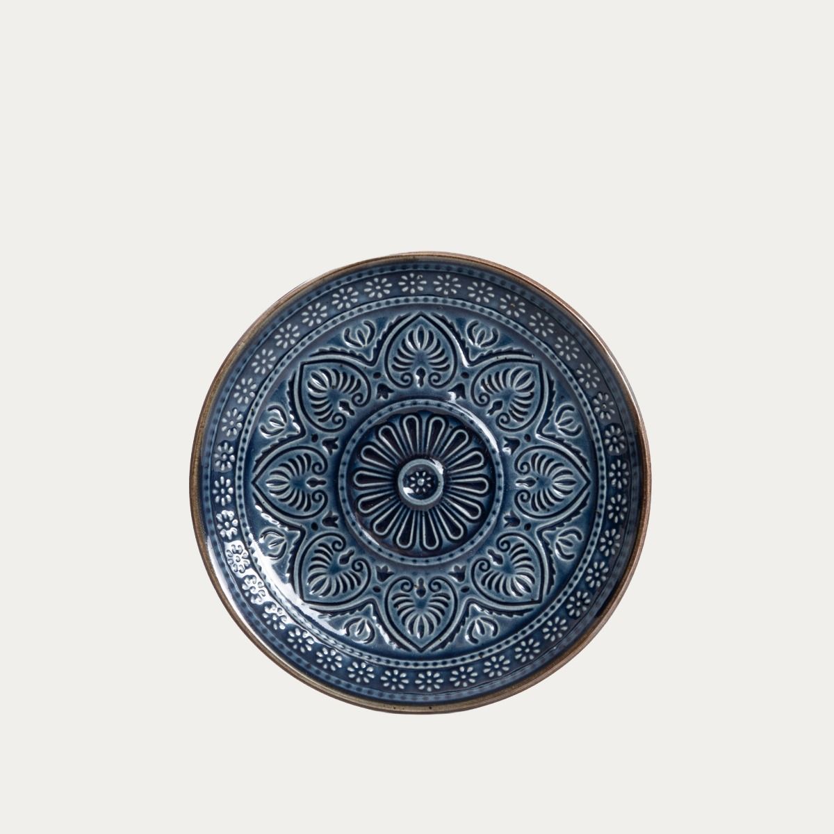 Talerz INDIE mały granatowy 15 cm