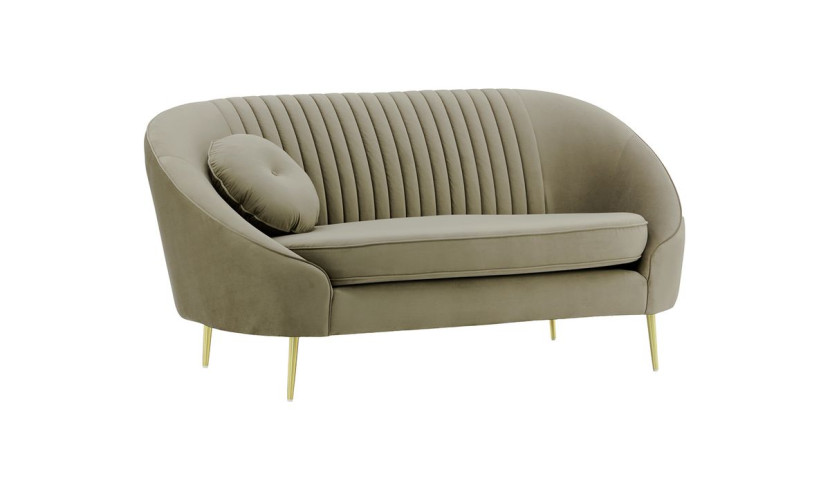 Sofa dwuosobowa Kooper z przeszyciami-Velluto 17