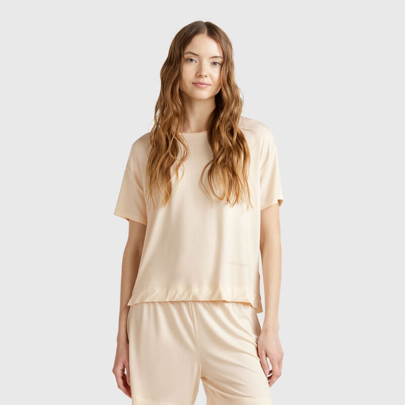 T-shirt in stretch Modal