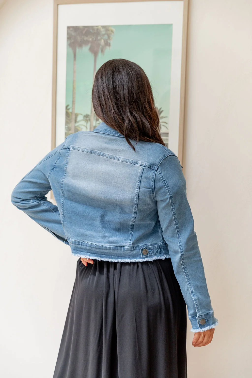 Kenzie Crop Denim Jacket