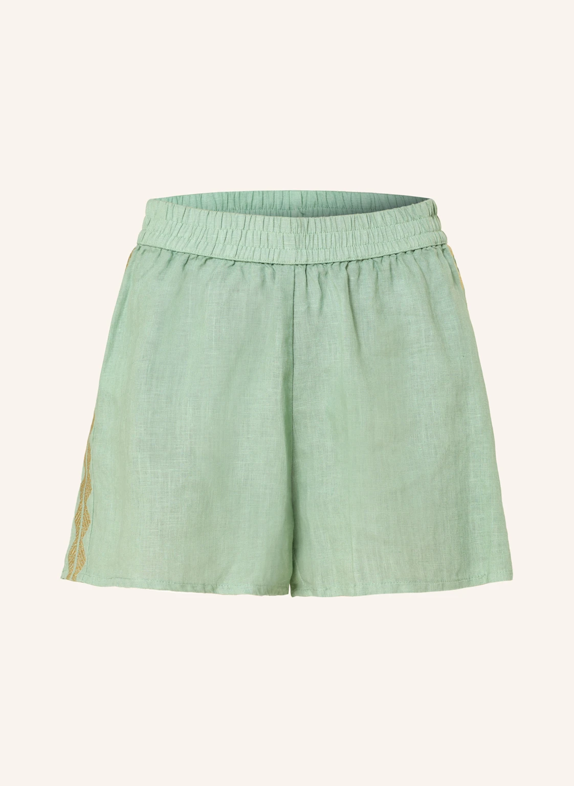 Greek Archaic Kori Leinenshorts FEATHER