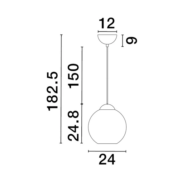 Pendelleuchte »Midori «, LED, 1-flammig, goldfarben/bernsteinfarben