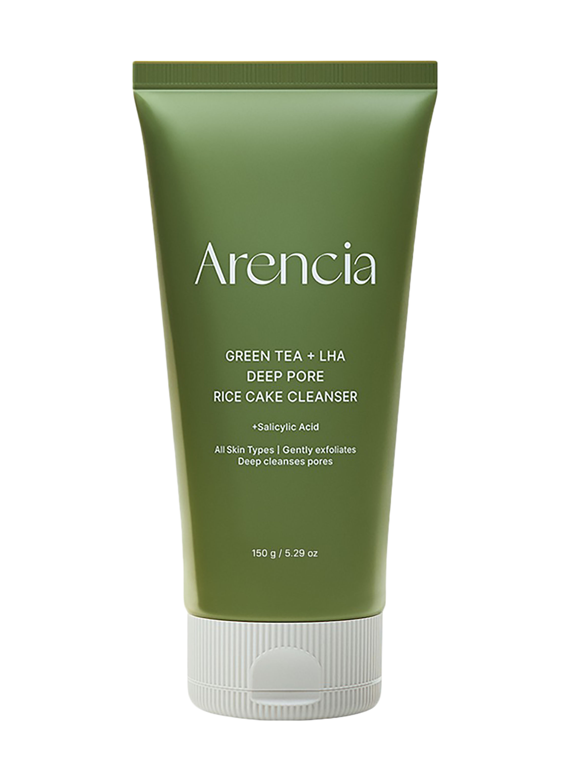 Arencia GREEN TEA   LHA DEEP PORE RICE CAKE CLEANSER