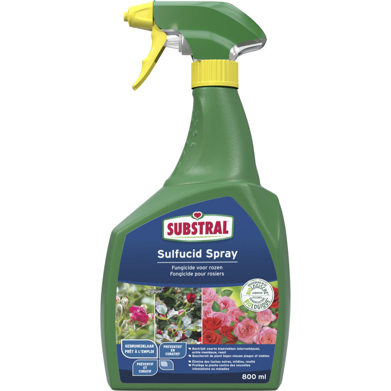 Spray fongicide pour rosiers Sulfucid 0,8 L SUBSTRAL