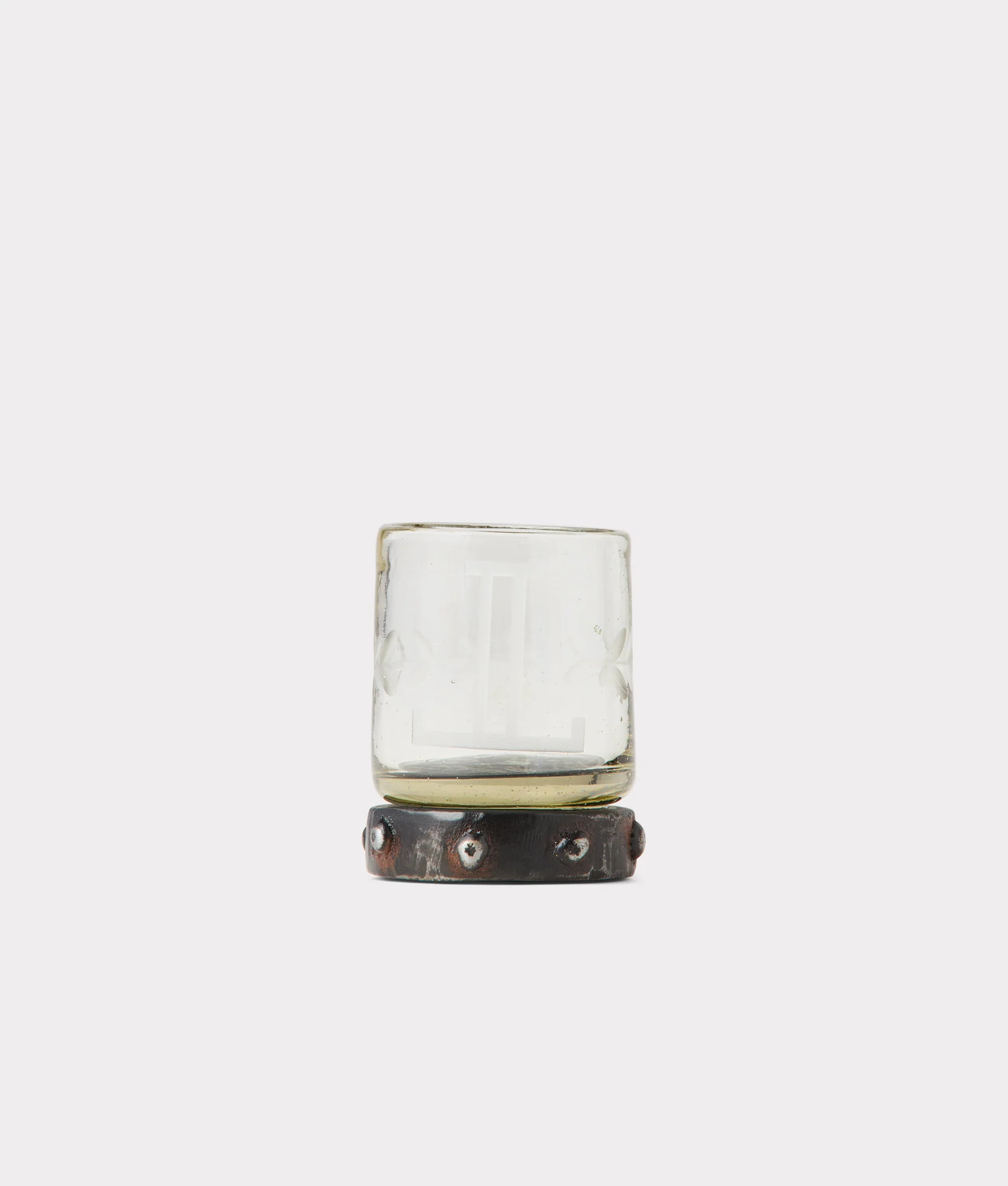 Mirrored L Shot Glass - Glass/Iron