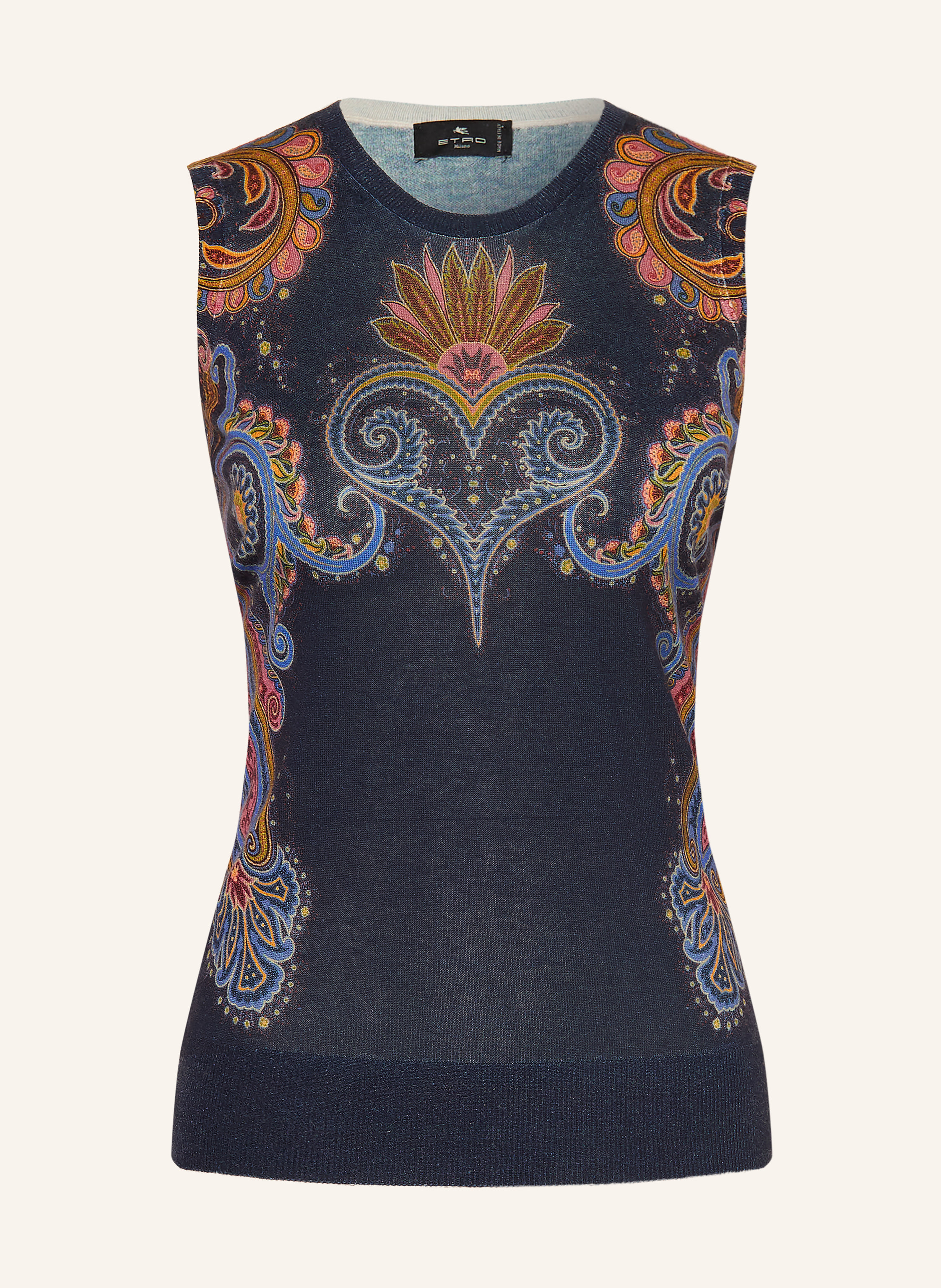 ETRO Stricktop mit Seide und Cashmere