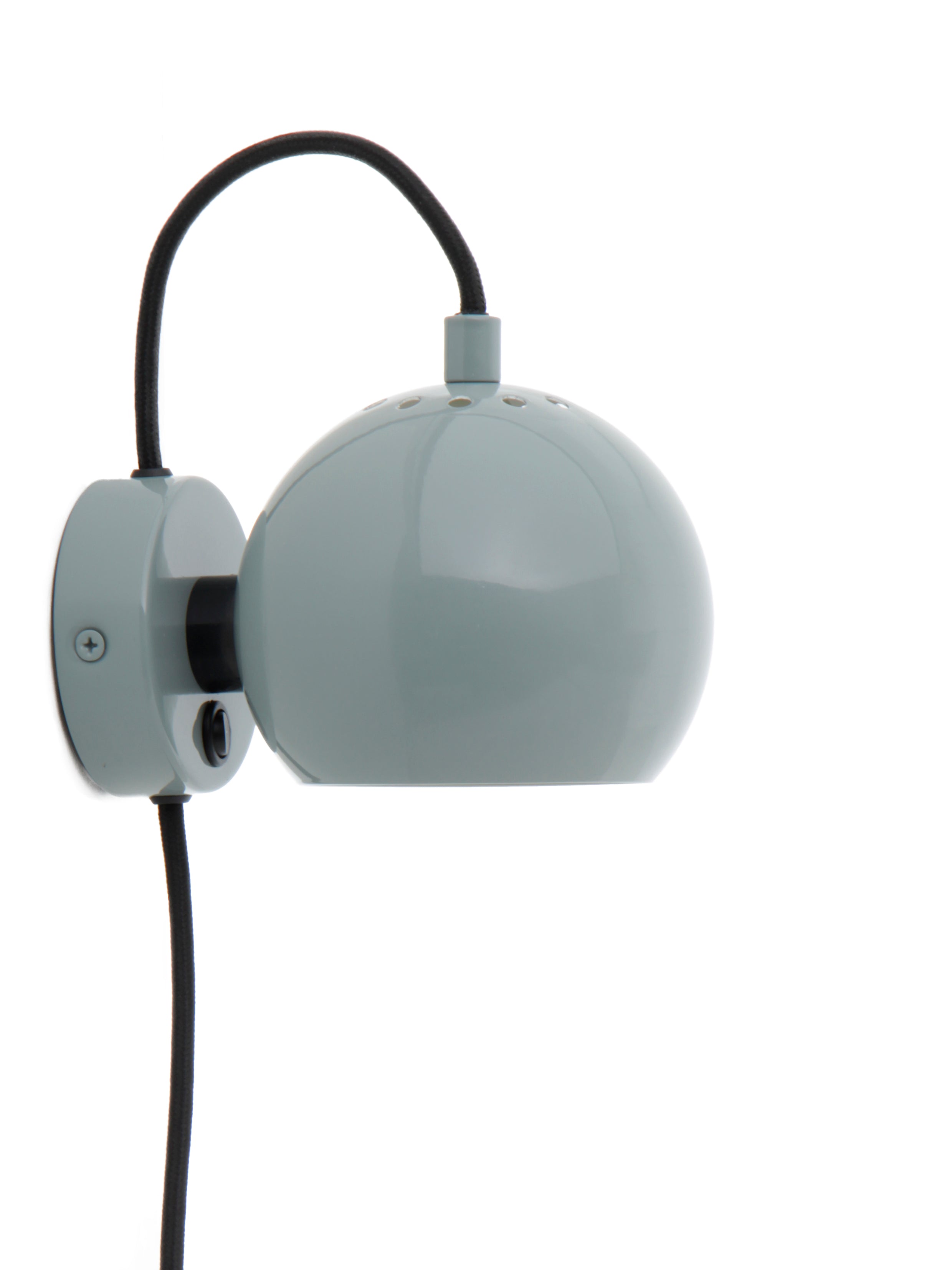 Frandsen wandlamp Ball - groen - 16x12x10cm