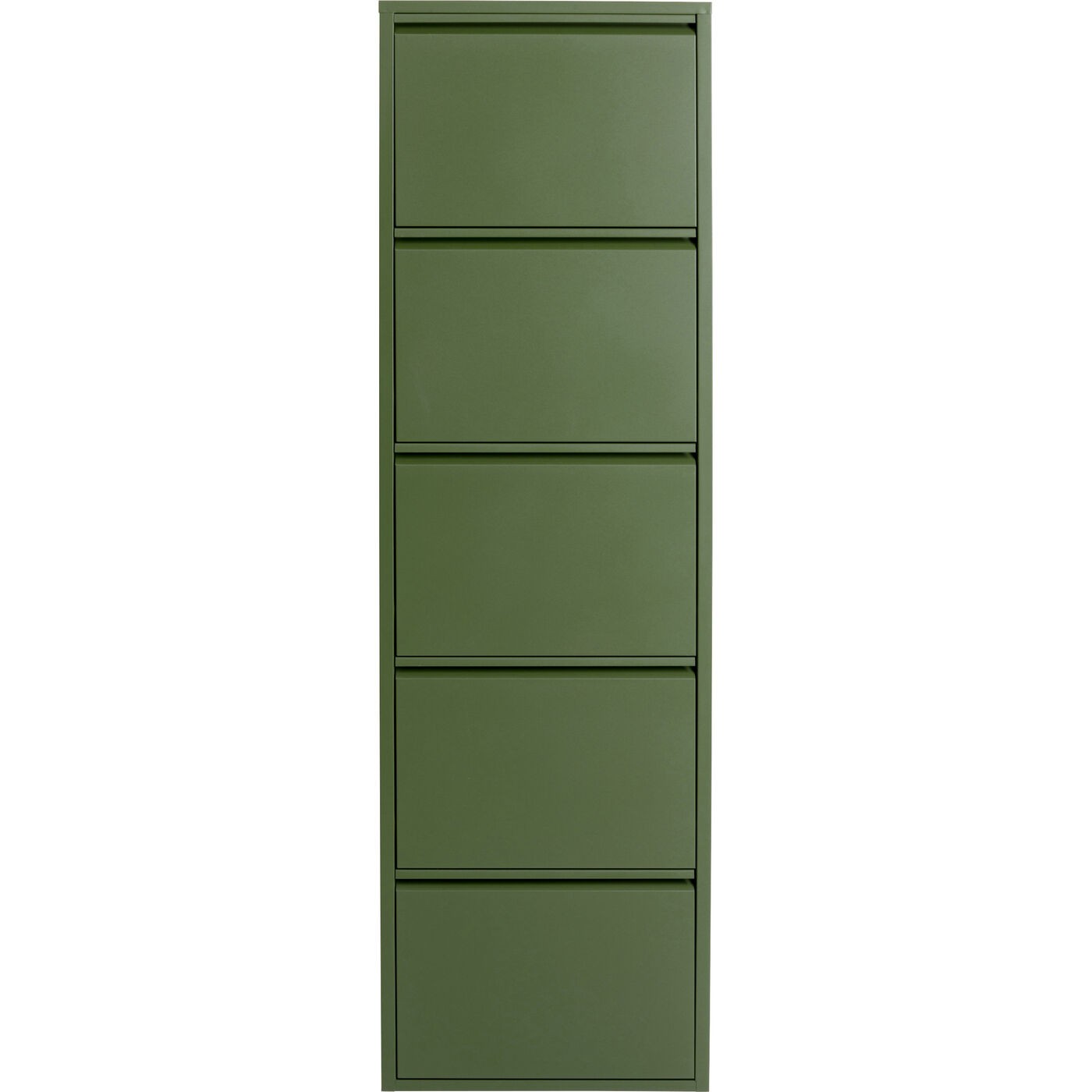 Kare Design Schoenenkast Caruso olijf 5 laden