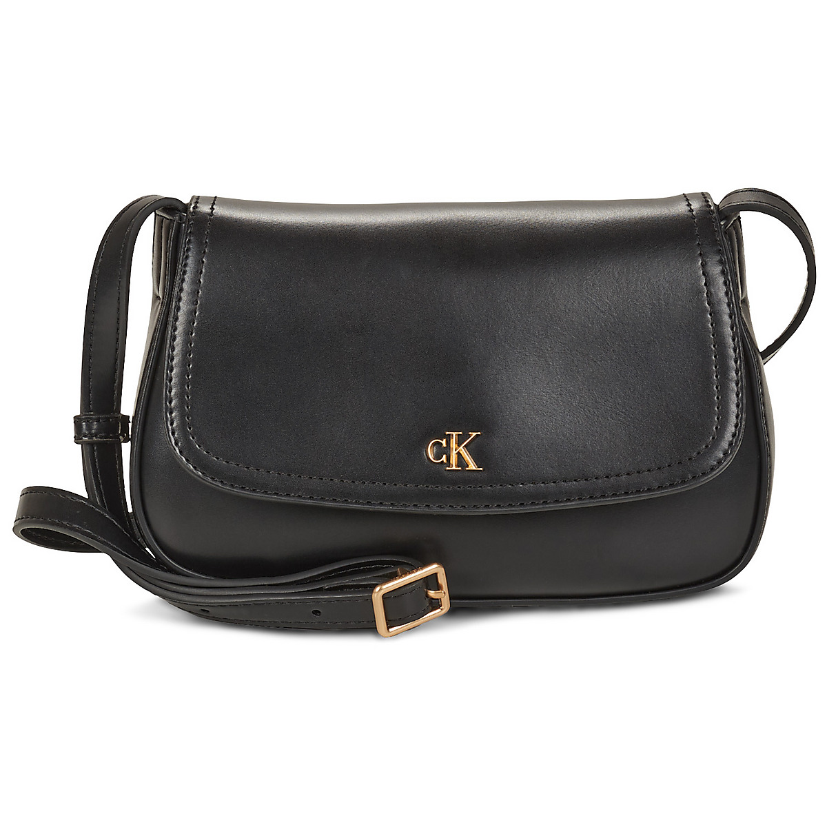 Calvin Klein Jeans - CK FLAP CAMERA BAG - Black