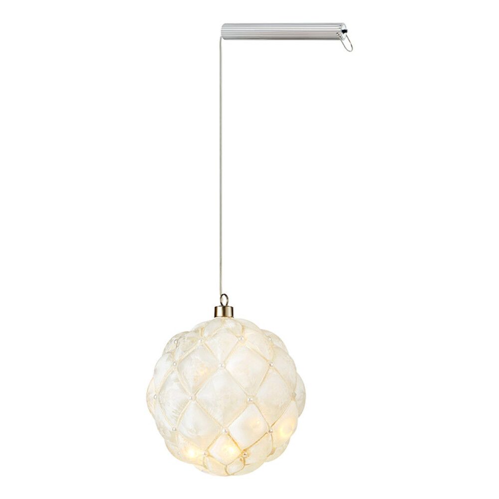 LYSKULE MARKSLÖJD LED PEARL GLASS 15CM HVIT