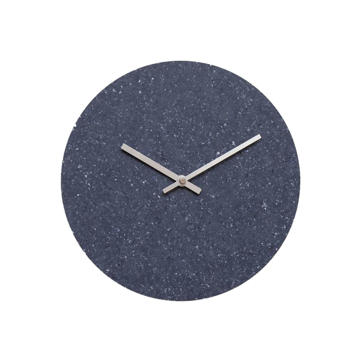- Horloge murale en fibres textiles bleu D28cm