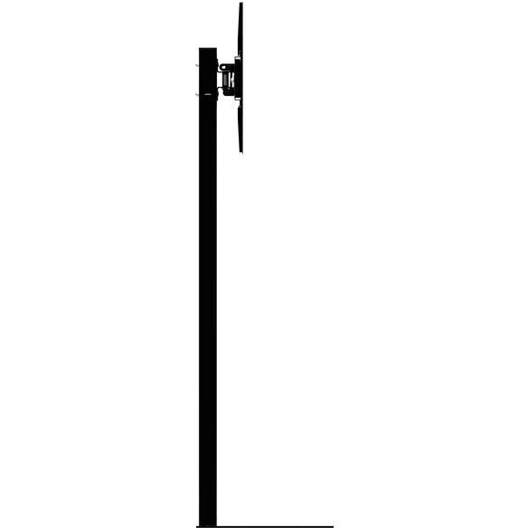 Standfuß »Zanta «, BxH: 64 x 124 cm, Stahl
