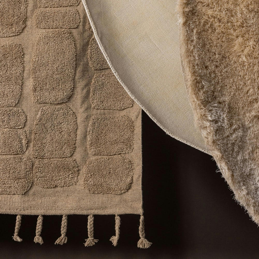 BRICKS - Tapis à motifs beige 170x240 cm