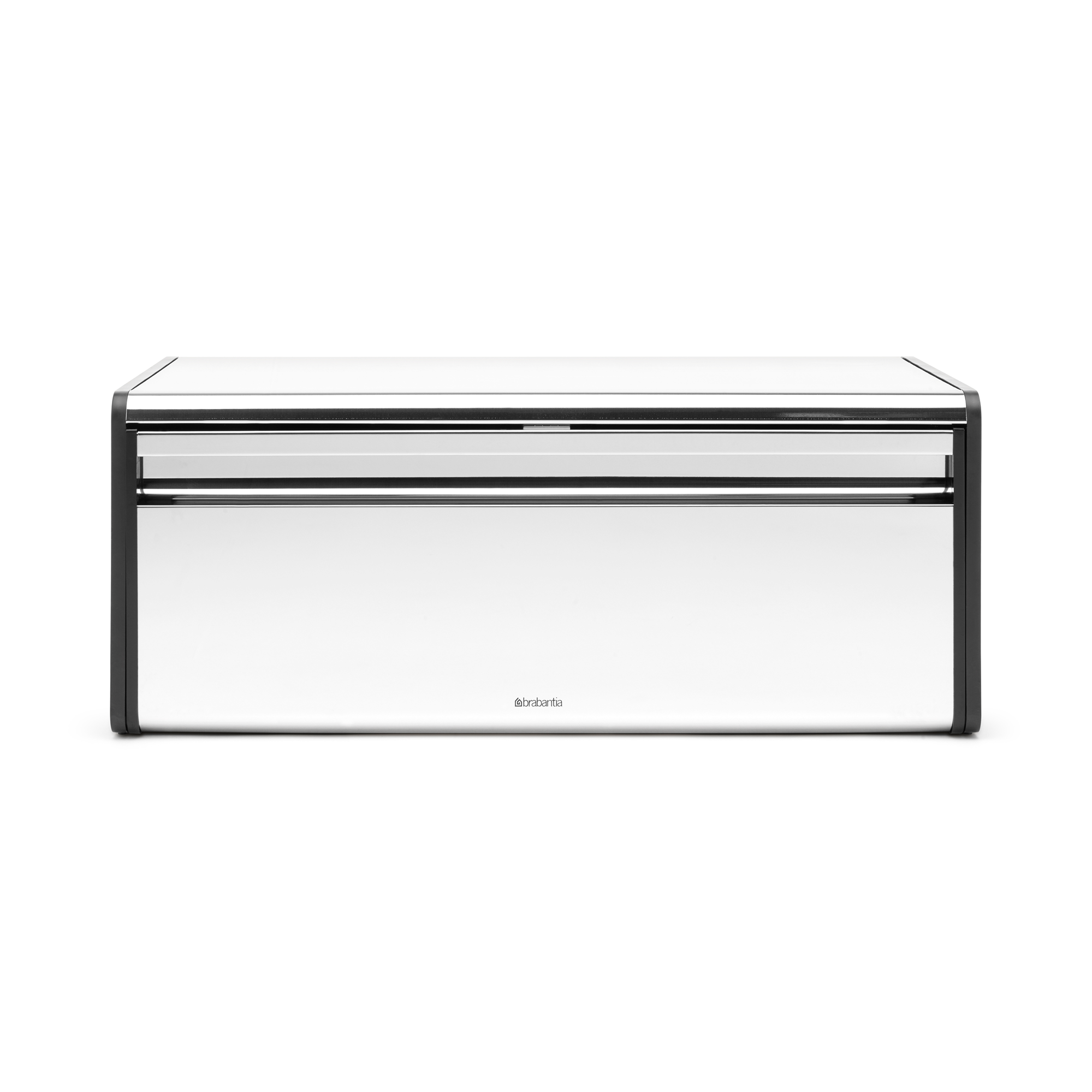 Brabantia Broodtrommel met klepdeksel, Regular - Brilliant Steel