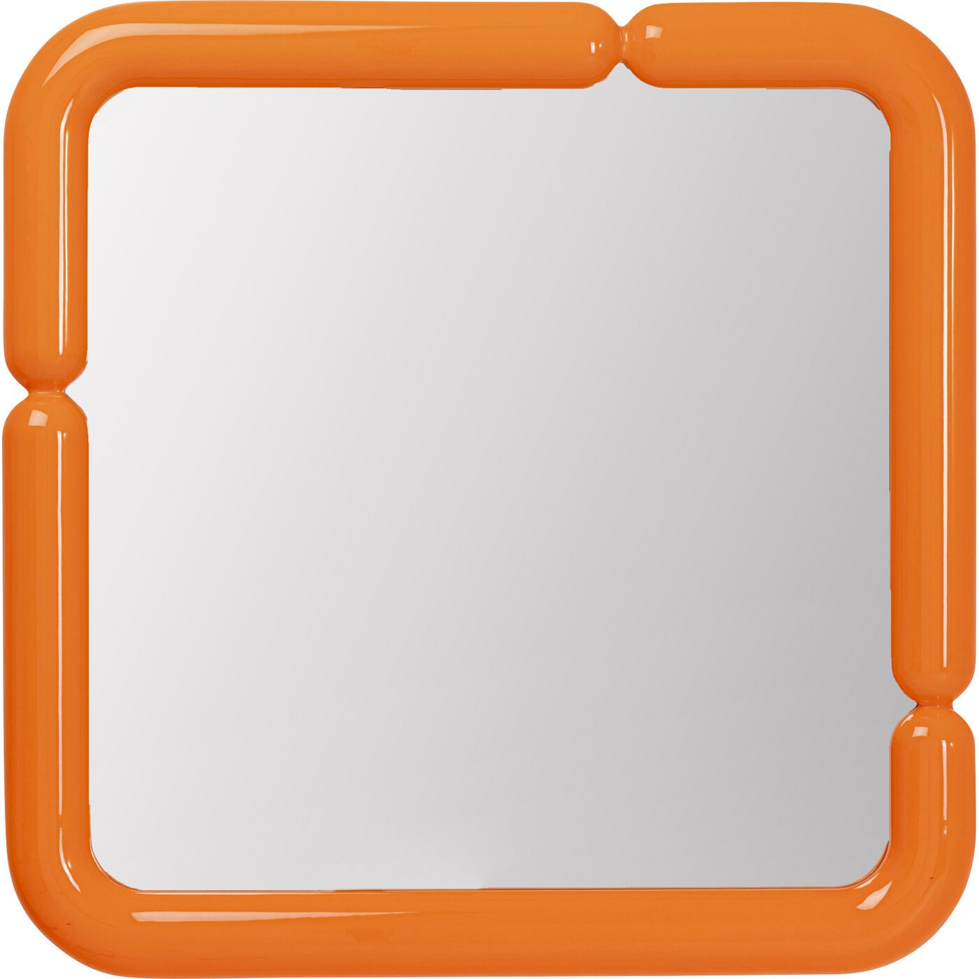 Kare Design Spiegel Eliano 90x90cm oranje
