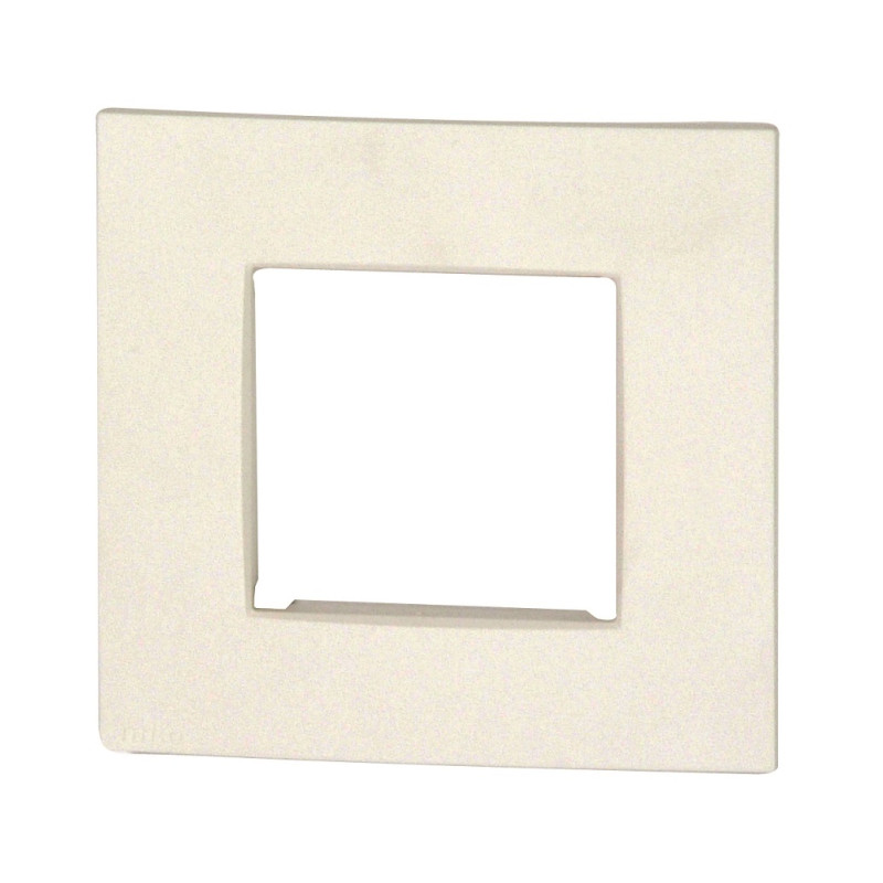 Plaque de recouvrement Intense simple blanche 10 pièces NIKO