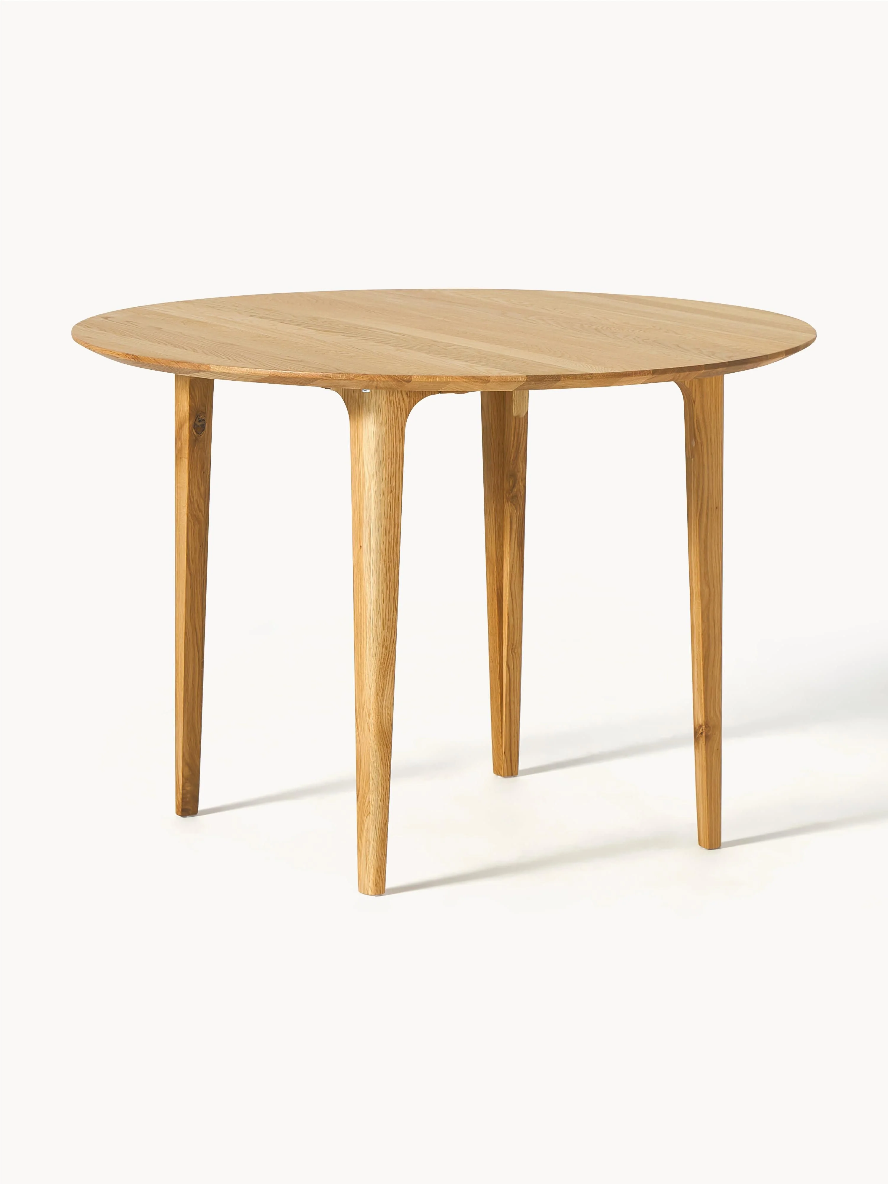 Runder Esstisch Archie aus Eichenholz, Ø 110 cm
